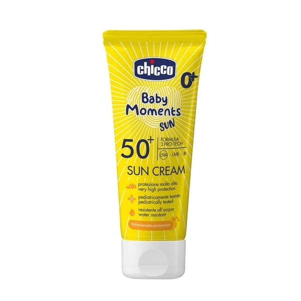 Крем солнцезащитный Chicco Baby Moments SUN, SPF 50+, 75 мл (11258.00) - Pampik
