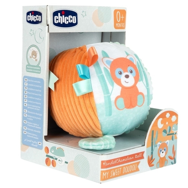 М'яка іграшка М'ячик Chicco Хамелеон та червона панда (11468.00) - Pampik - 4
