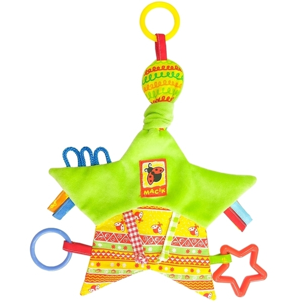 Розвиваюча іграшка Масік Зірка з кільцями (МС 030602-02) - Pampik
