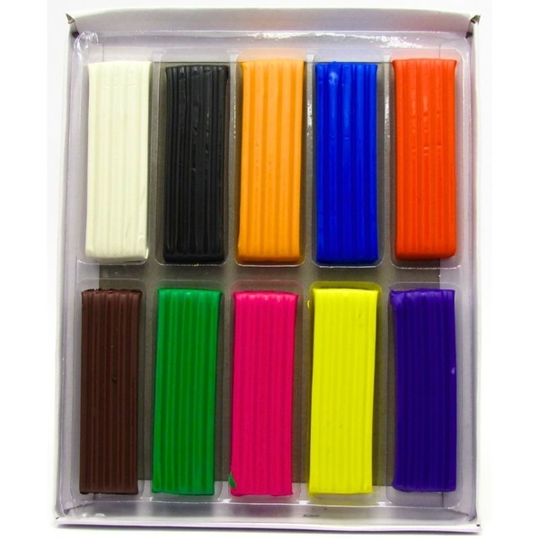 Пластилін ZiBi Smart Line, 10 кольорів, 200 г (ZB.6223) - Pampik