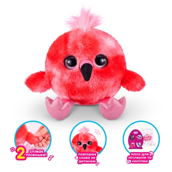 Интерактивный игровой набор Zuru Pets Alive S1 Веселые птички, в ассортименте (9537) - Pampik - 4