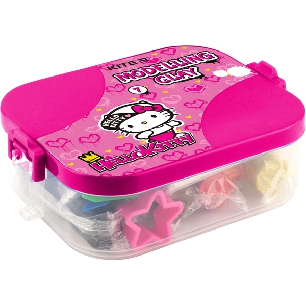 Пластилин в боксе Kite Hello Kitty 7 цветов (HK22-080) - Pampik
