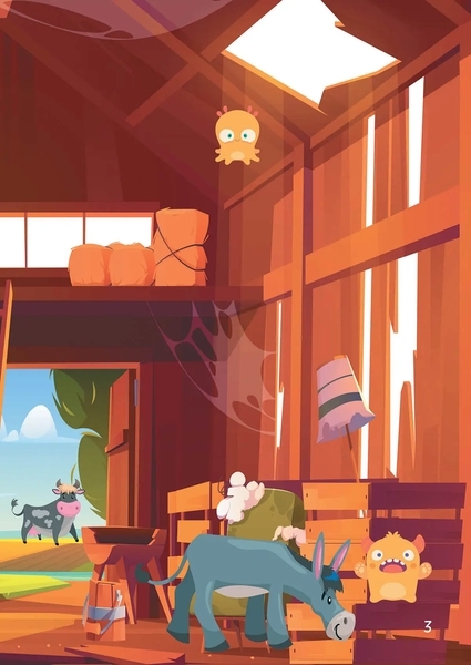 Монстрики на фермі. Наліпки для розвитку - Pampik - 3