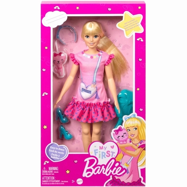 Лялька Barbie Моя перша Barbie, блондинка з кошеням (HLL19) - Pampik - 9