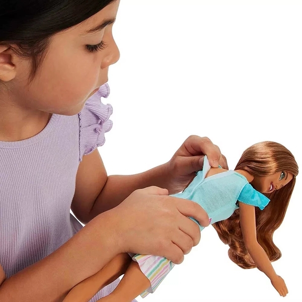 Кукла Barbie Моя первая Barbie, шатенка с зайчонком (HLL21) - Pampik - 7