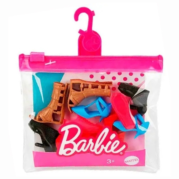 Набір стильного взуття Barbie, 5 пар (HBV30-1) - Pampik - 2