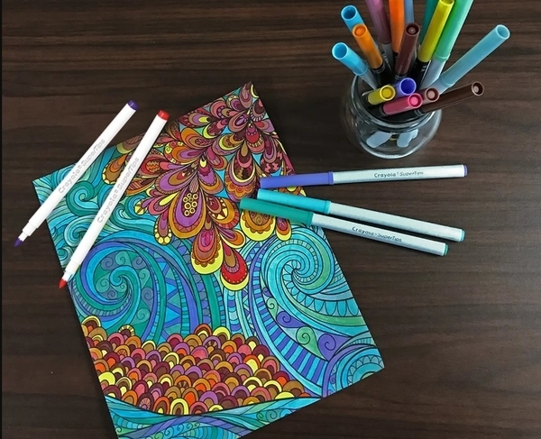 Набір фломастерів Crayola Supertips Washable, пастельні кольори, 12 шт (58-7515) - Pampik - 6