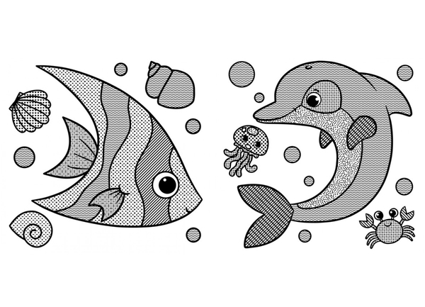 Водяні розмальовки із секретом. Акула - Pampik - 3