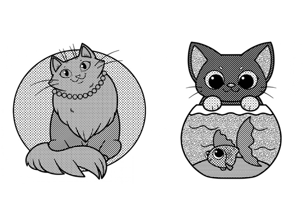 Водяні розмальовки із секретом. Кішечка - Pampik - 3