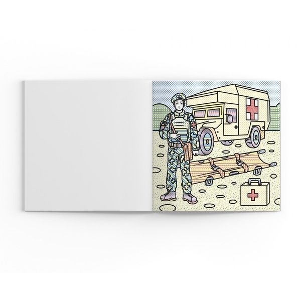 Патріотичні водяні розмальовки із секретом. Героїчні медики - Pampik - 3