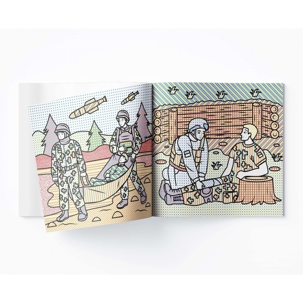 Патріотичні водяні розмальовки із секретом. Героїчні медики - Pampik - 4