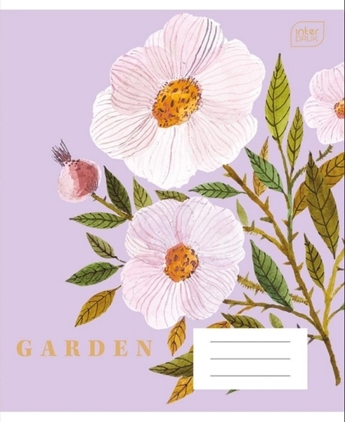 Набор тетрадей Interdruk Premium Botanique 2, клетка, 60 листов, 4 шт. (298935-4) - Pampik - 3