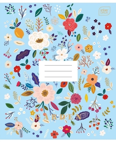 Набор тетрадей Interdruk Premium Botanique 2, клетка, 60 листов, 4 шт. (298935-4) - Pampik - 4