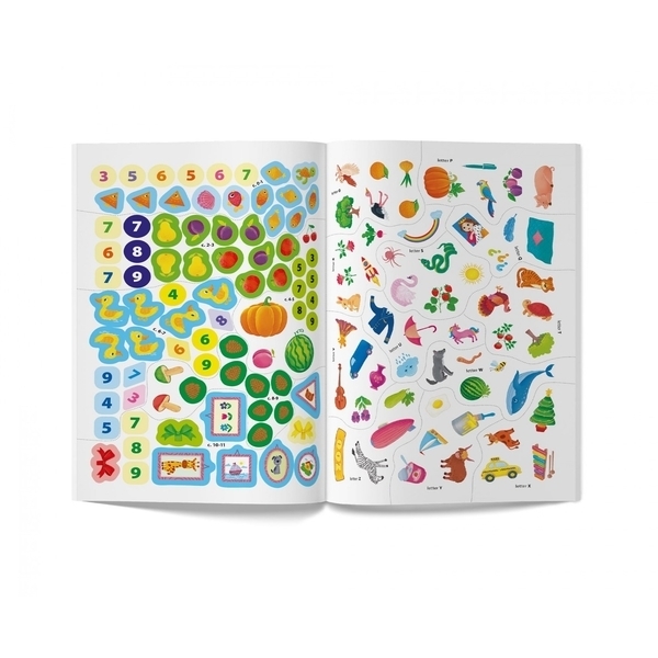 Школа сучасного чомусика. English ABC, 128 розвиваючих наліпок (F00029943) - Pampik - 6