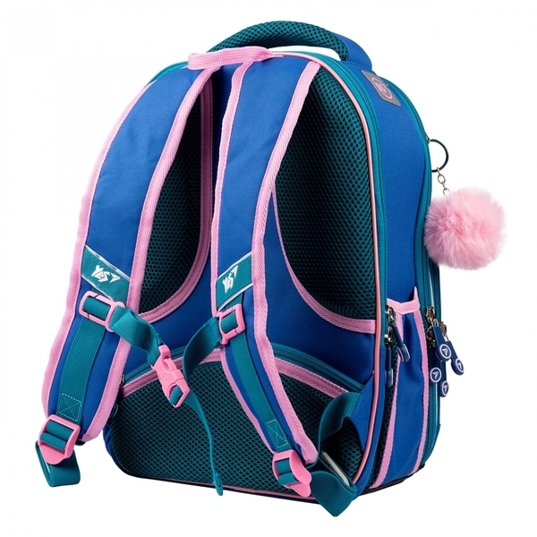 Рюкзак каркасний YES S-78 Dandelion Cats для дівчаток, 39х29х15 см, синій (559376) - Pampik - 3