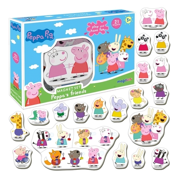 Набор магнитов Magdum Свинка Пеппа Друзья Пеппы (МЭ 5031-02) - Pampik - 2