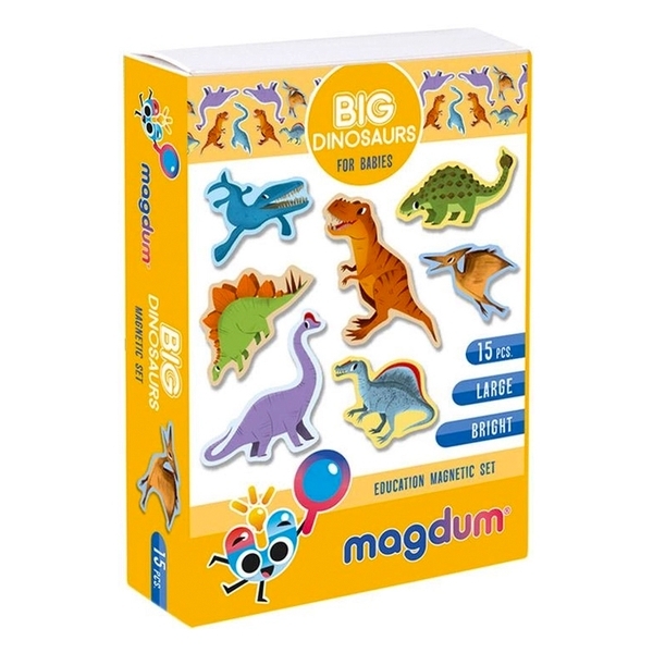 Магнітний набір Magdum Magnetic set Big dinosaurs (ML4031-06 EN) - Pampik