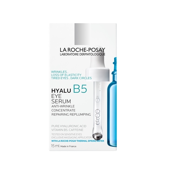 Дерматологічна сироватка La Roche-Posay Hyalu B5 Eye Serum для корекції зморшок та відновлення пружності чутливої ​​шкіри навколо очей, 15 мл. - Pampik - 5