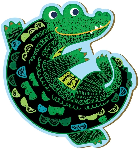 Набір для творчості 2в1 Avenir скретч-арт та гра-рибалка, Тварини джунглів (CH211788) - Pampik - 7