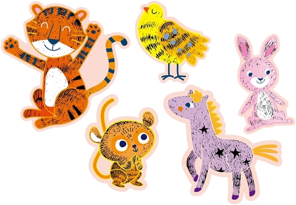 Набір для творчості Avenir скретч-арт Улюблені тварини, 1 рівень (CH211790) - Pampik - 2