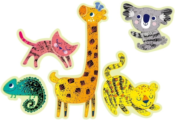 Набір для творчості Avenir скретч-арт Улюблені тварини, 1 рівень (CH211790) - Pampik - 4