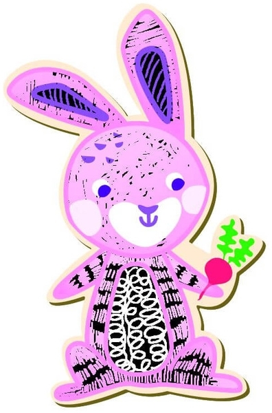 Набір для творчості 2в1 Avenir скретч-арт та гра-рибалка, Тварини джунглів (CH211788) - Pampik - 11