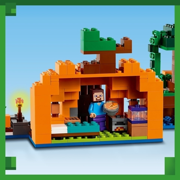 Конструктор LEGO Minecraft Гарбузова ферма, 257 деталей (21248) - Pampik - 5