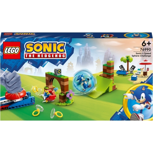 Конструктор LEGO Sonic the Hedgehog Змагання швидкісної сфери Соніка, 292 деталей (76990) - Pampik