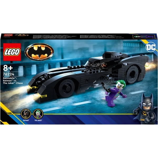 Конструктор LEGO DC Batman Бетмобіль: переслідування. Бетмен проти Джокера, 438 деталей (76224) - Pampik