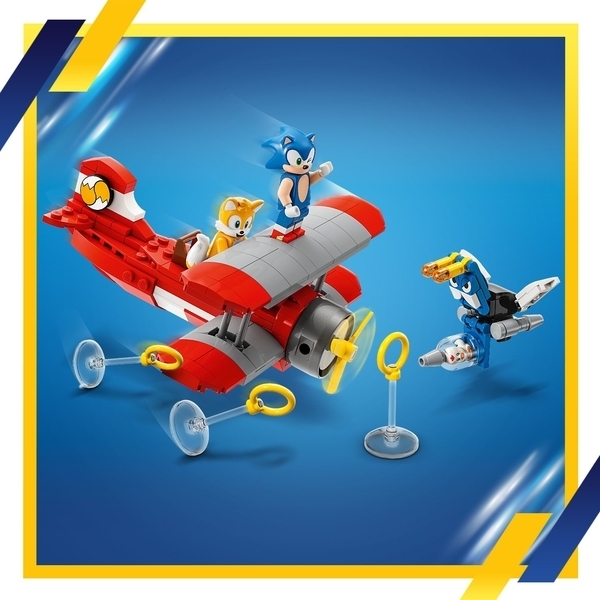 Конструктор LEGO Sonic the Hedgehog Майстерня Тейлз та літак Торнадо, 376 деталей (76991) - Pampik - 6