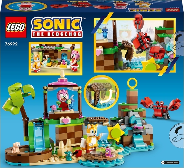 Конструктор LEGO Sonic the Hedgehog Острів Емі для порятунку тварин, 388 деталей (76992) - Pampik - 2