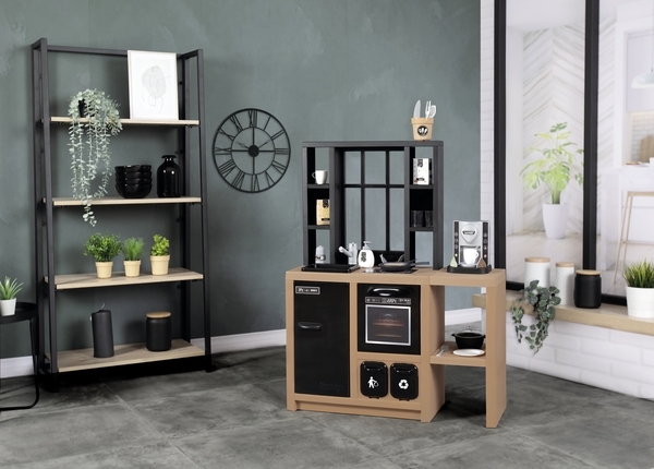 Інтерактивна кухня Smoby Лофт з кавоваркою, аксесуарами та звуковим ефектом (312600) - Pampik - 20