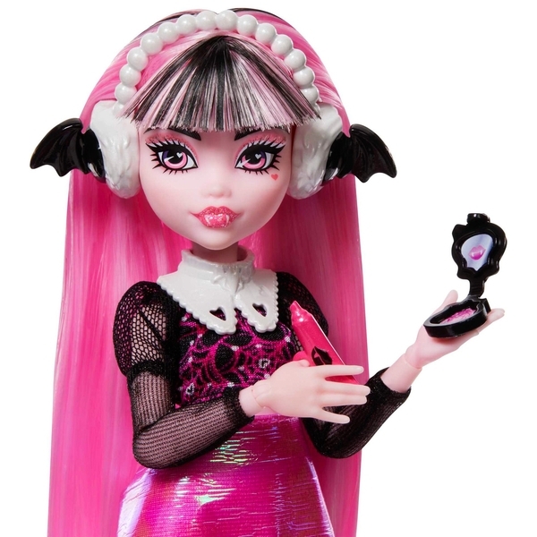 Колекційна лялька набір Monster High "Жах-секрети Дракулори" серії "Відпадний стиль" (HNF73) - Pampik - 4