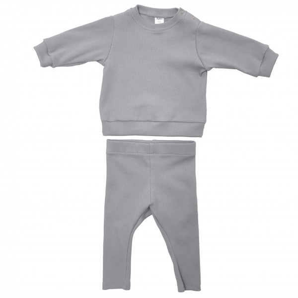 Штани Twins Ego, кашкорсе, р.74, grey, сірий (W-151-TE-74-10) - Pampik - 2