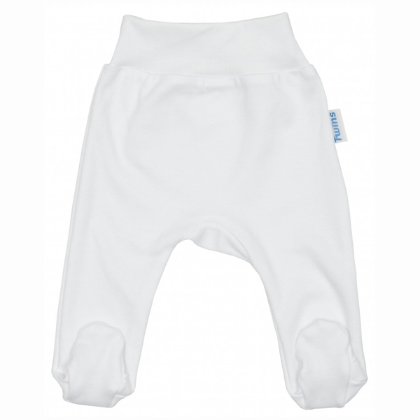 Повзунки Twins, інтерлок, р.52, white, білий (W-150-TI-52-01) - Pampik