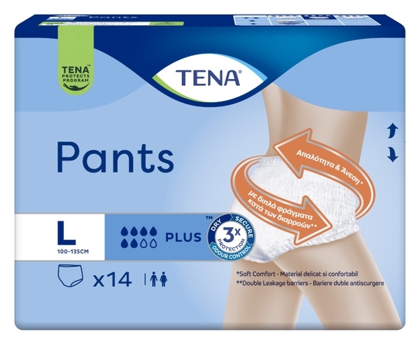Труси-підгузки для дорослих Tena Pants Plus L, 14 шт. - Pampik - 2