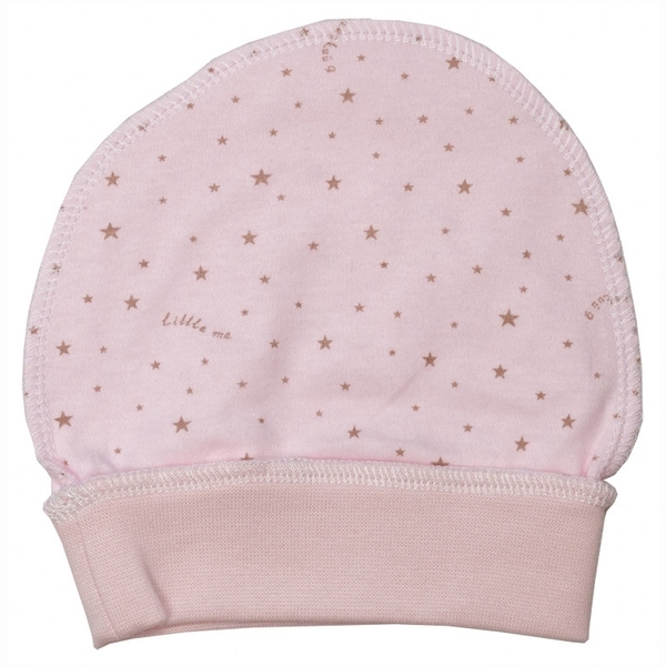 Шапочка Twins для новородженных, интерлок, 0-3 мес., pink, розовый (W125-ШT-08) - Pampik