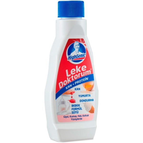 Плямовивідник HighGenic для видалення крові і білкових плям, 200 мл - Pampik