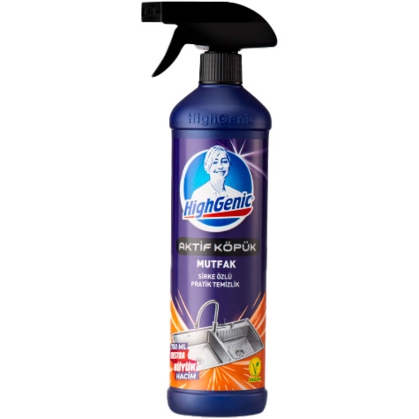 Спрей піна HighGenic для чищення кухонних поверхонь, 750 мл - Pampik