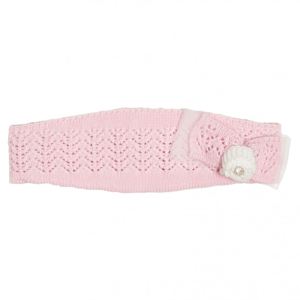 Пов'язка на голову Caramel Leo Бантик, 0-12 міс., pink, рожевий (ST-1604-P) - Pampik