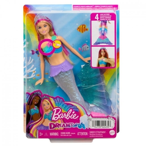 Кукла-русалка Barbie Дримтопия Сияющий хвостик (HDJ36) - Pampik - 6