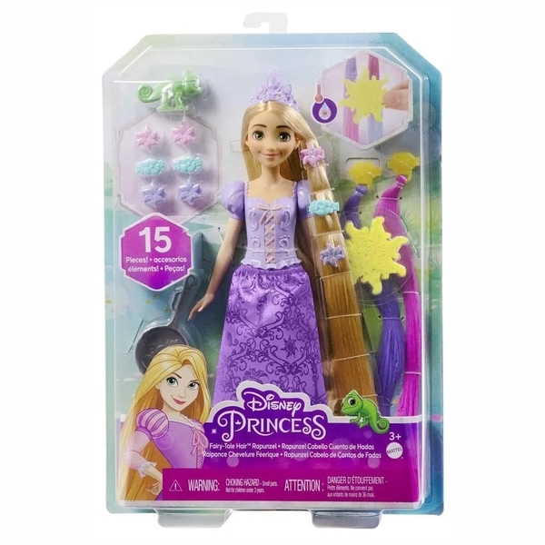 Ігровий набір Disney Princess з лялькою Рапунцель Фантастичні зачіски (HLW18) - Pampik - 8