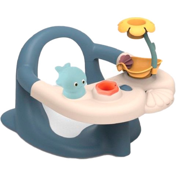 Стільчик для купання Smoby Little 2 в 1 з ігровою панеллю (140404) - Pampik