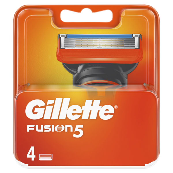 Сменные картриджи для бритья Gillette Fusion 5, 4 шт. - Pampik - 2