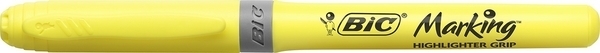 Текстовиділювач Bic Grip, жовтий, 1 шт. - Pampik - 2