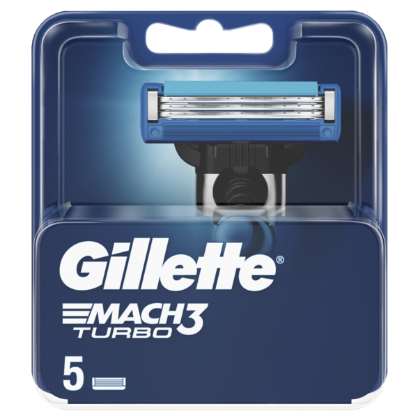 Сменные картриджи для бритья Gillette Mach3 Turbo, 4 шт. - Pampik - 2