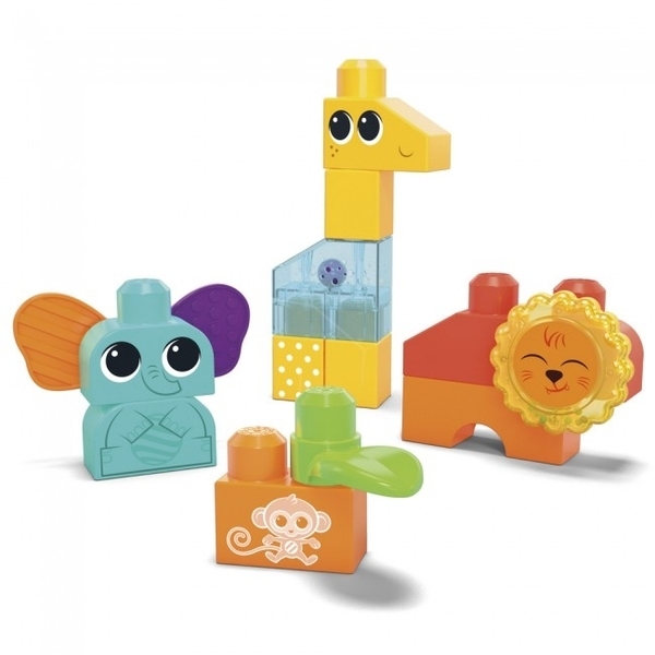 Конструктор Mega Bloks Друзі з Африки, зі звуковими ефектами, 15 ел. (HKN42) - Pampik