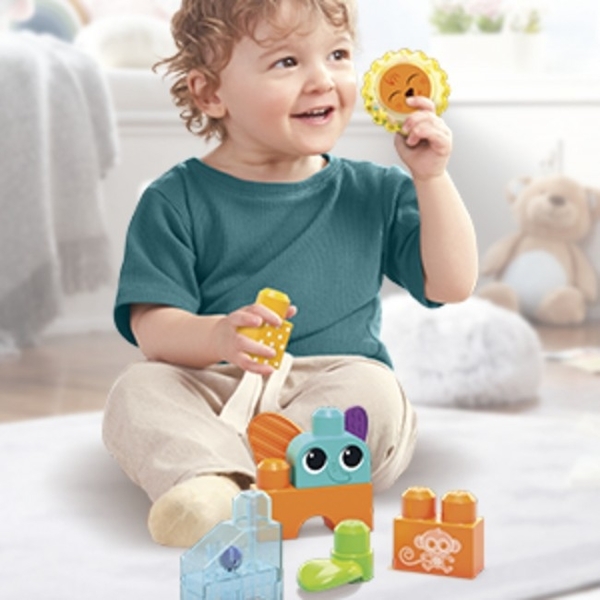 Конструктор Mega Bloks Друзі з Африки, зі звуковими ефектами, 15 ел. (HKN42) - Pampik - 4