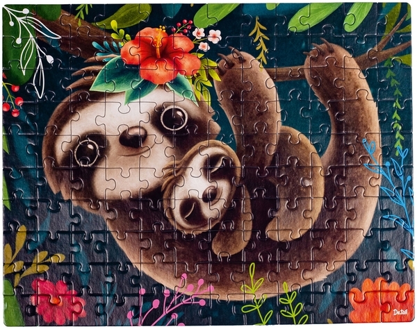 Пазли De.tail Милий лінивець, 120 елементів (DT100-06) - Pampik - 2