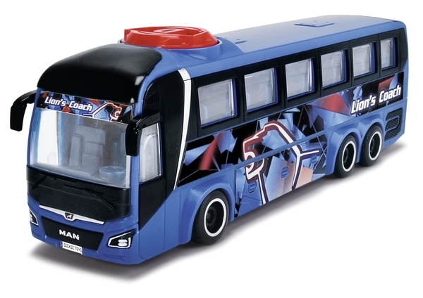 Туристический автобус Dickie Toys МАН, 26,5 см, синий (3744017) - Pampik